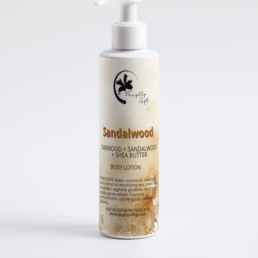Men's Naughty Soft Sandalwood & Oakwood Moisturizing Body Lotion