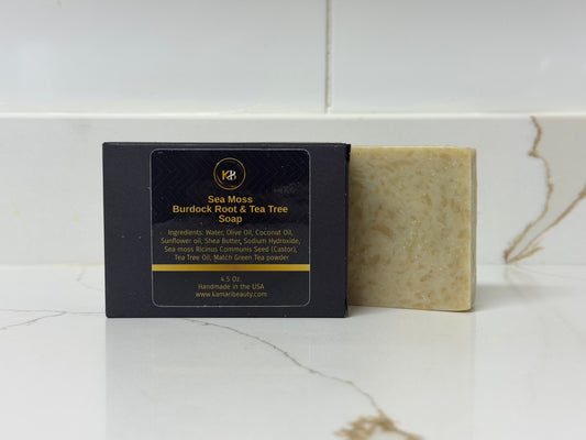 Sea Moss, Burdock Root & Tea Tree Shea Butter Soap